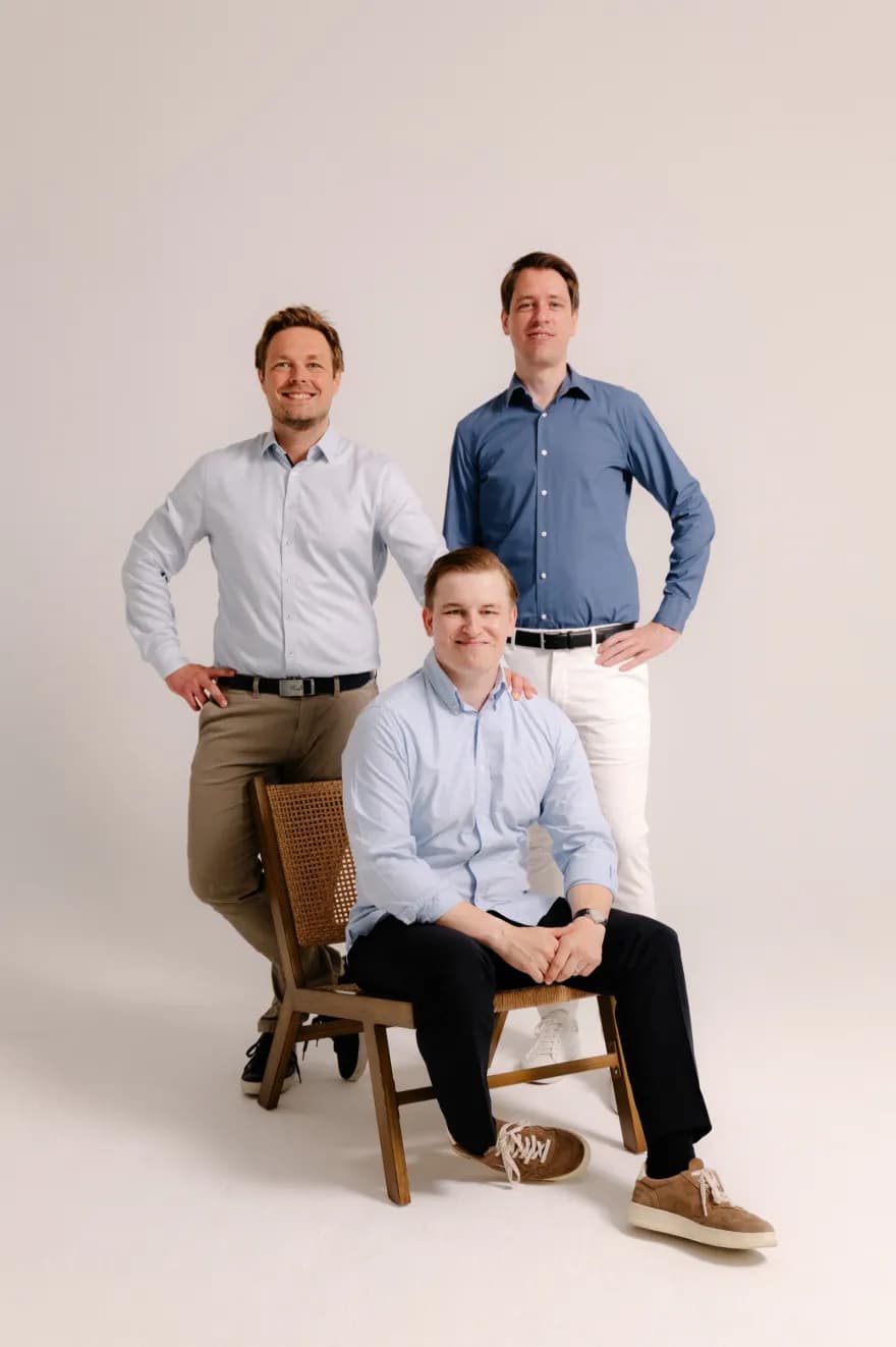 sherpa's founders: Tristan Deschler, Max Lang, and Tim Altpeter